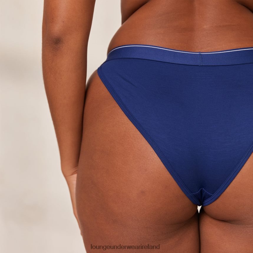 Lounge Underwear Women Bamboo Minimal Triangle Briefs F2H42Z437 Navy