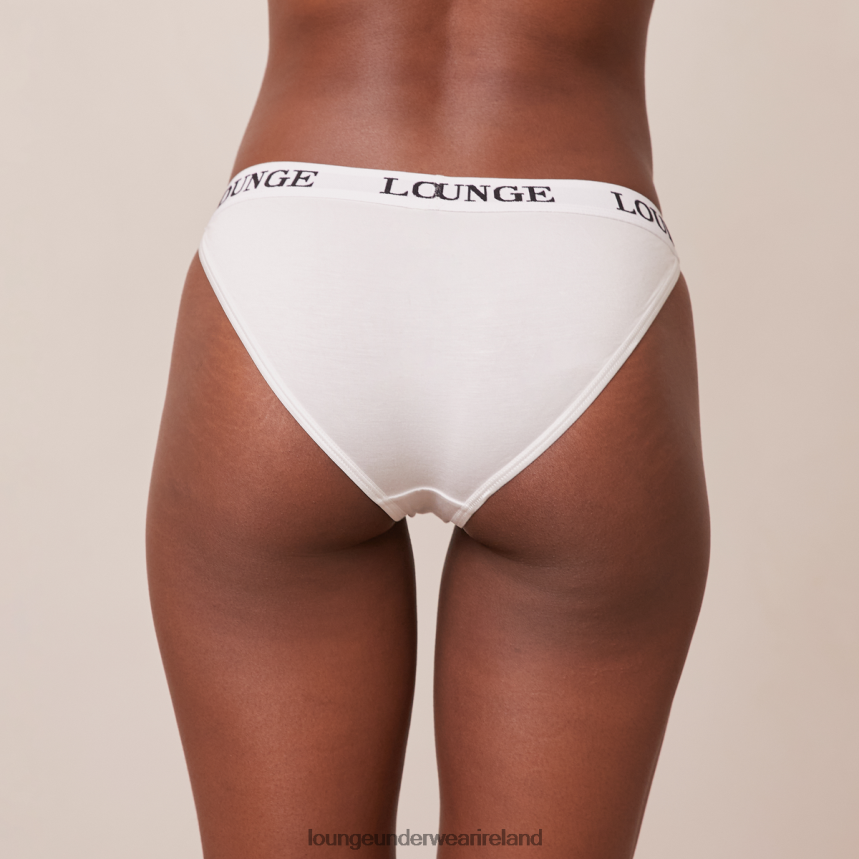 Lounge Underwear Women Bamboo Triangle Briefs F2H42Z424 All White
