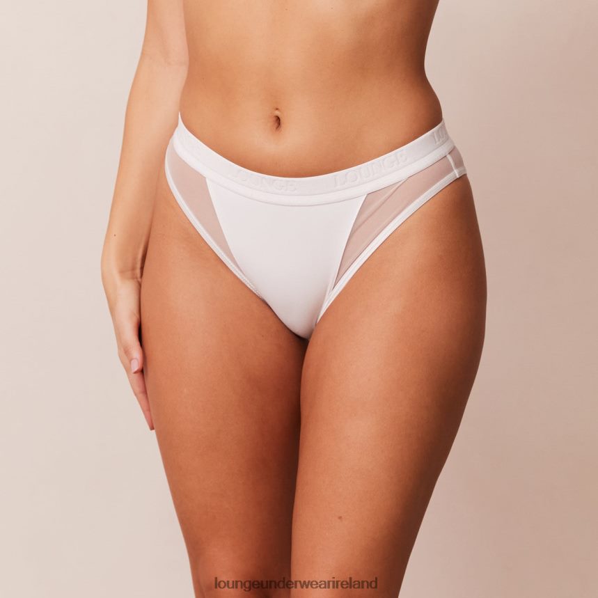 Lounge Underwear Women Contour Mesh Briefs F2H42Z375 White