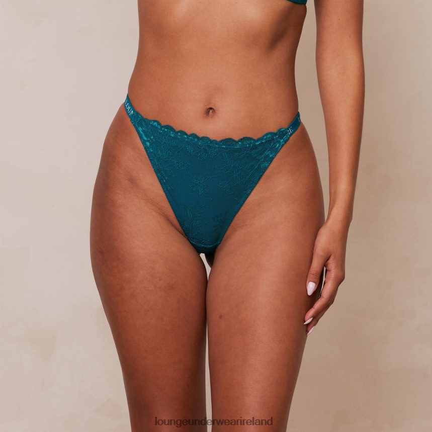 Lounge Underwear Women Lace Magic Thong F2H42Z378 Turquoise