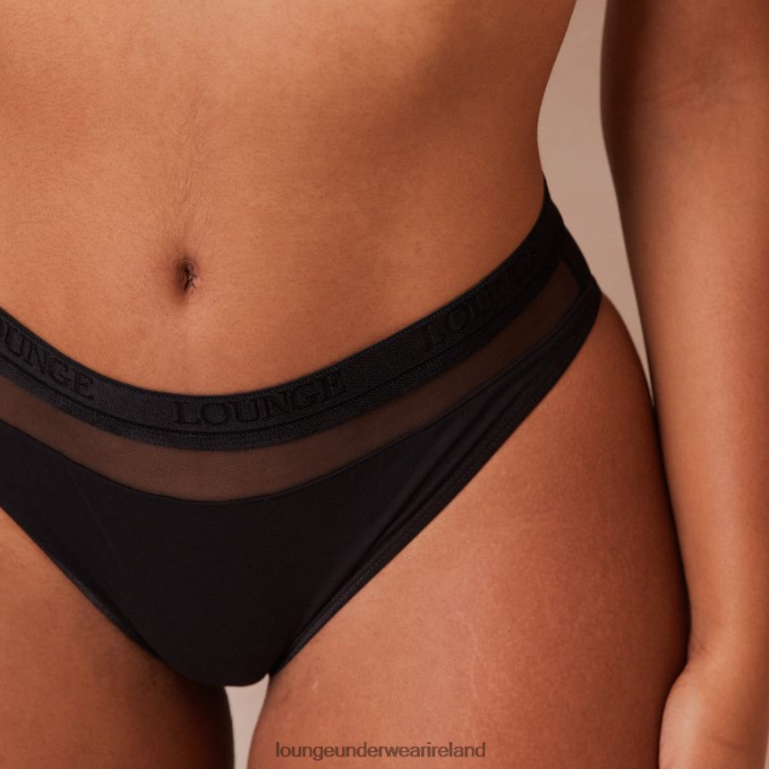 Lounge Underwear Women Mesh Briefs F2H42Z405 Black