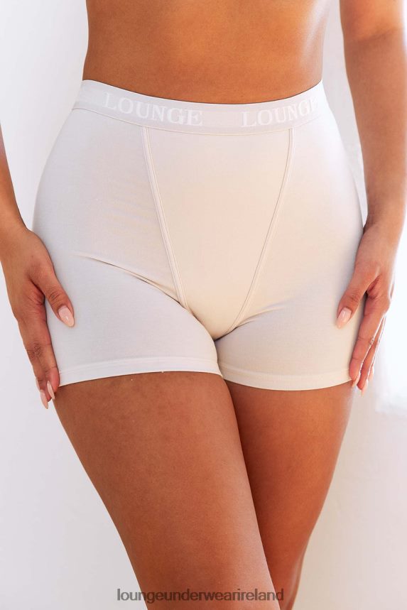 Lounge Underwear Women Slumber Pajama Boxer Shorts F2H42Z368 Pearl