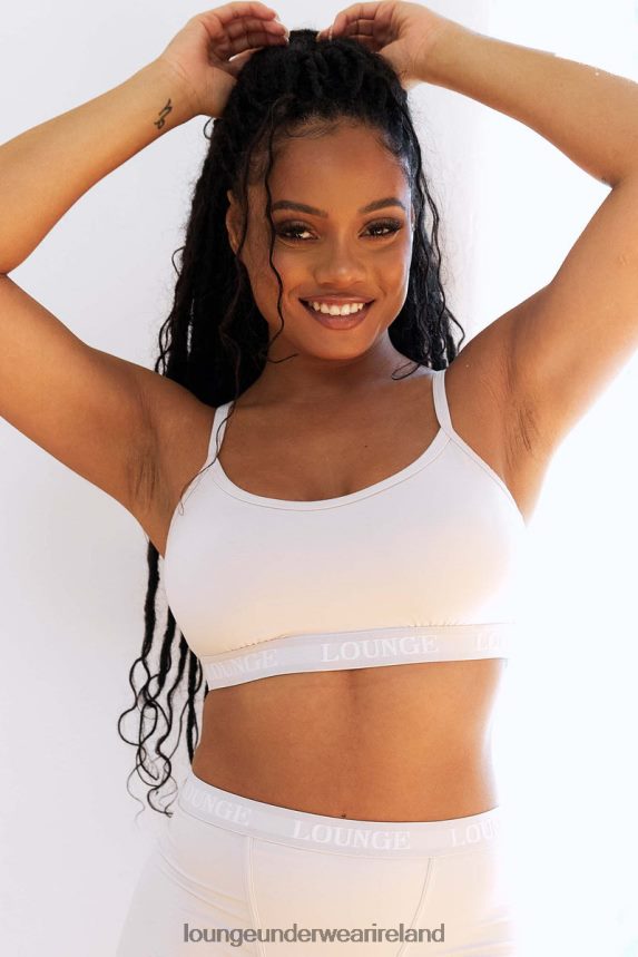 Lounge Underwear Women Slumber Pajama Bralette F2H42Z365 Pearl