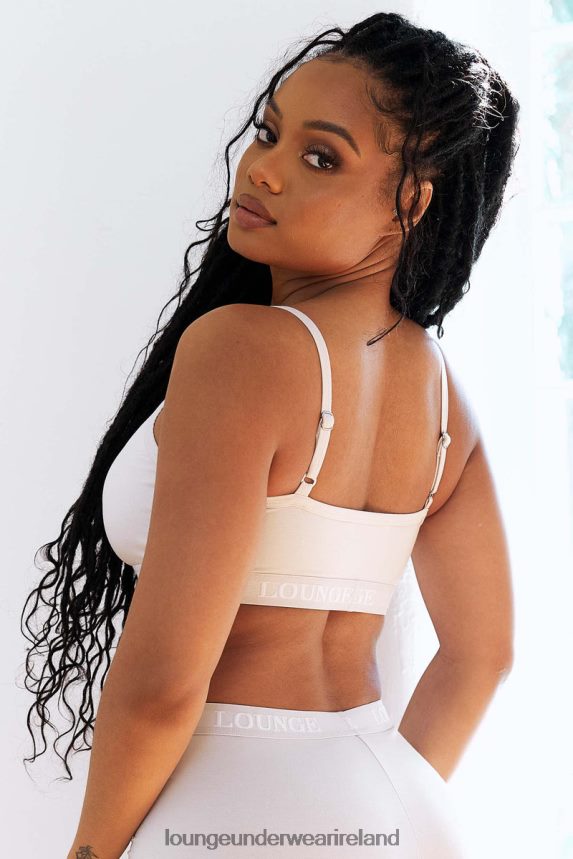 Lounge Underwear Women Slumber Pajama Bralette F2H42Z365 Pearl