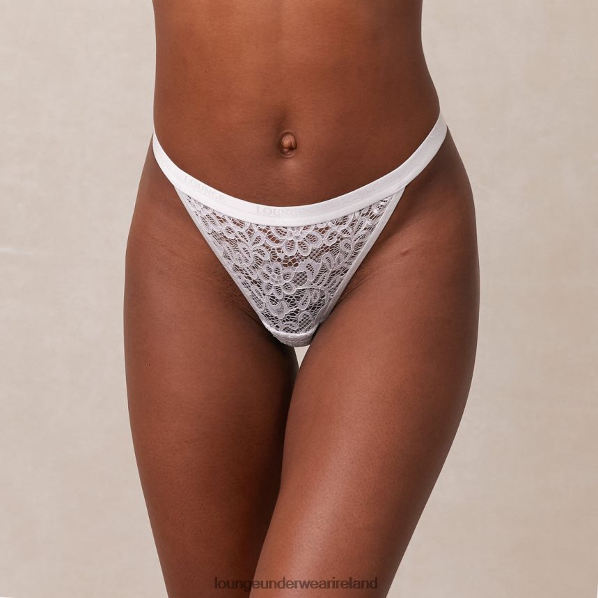 Lounge Underwear Women Balcony Thong F2H42Z472 White