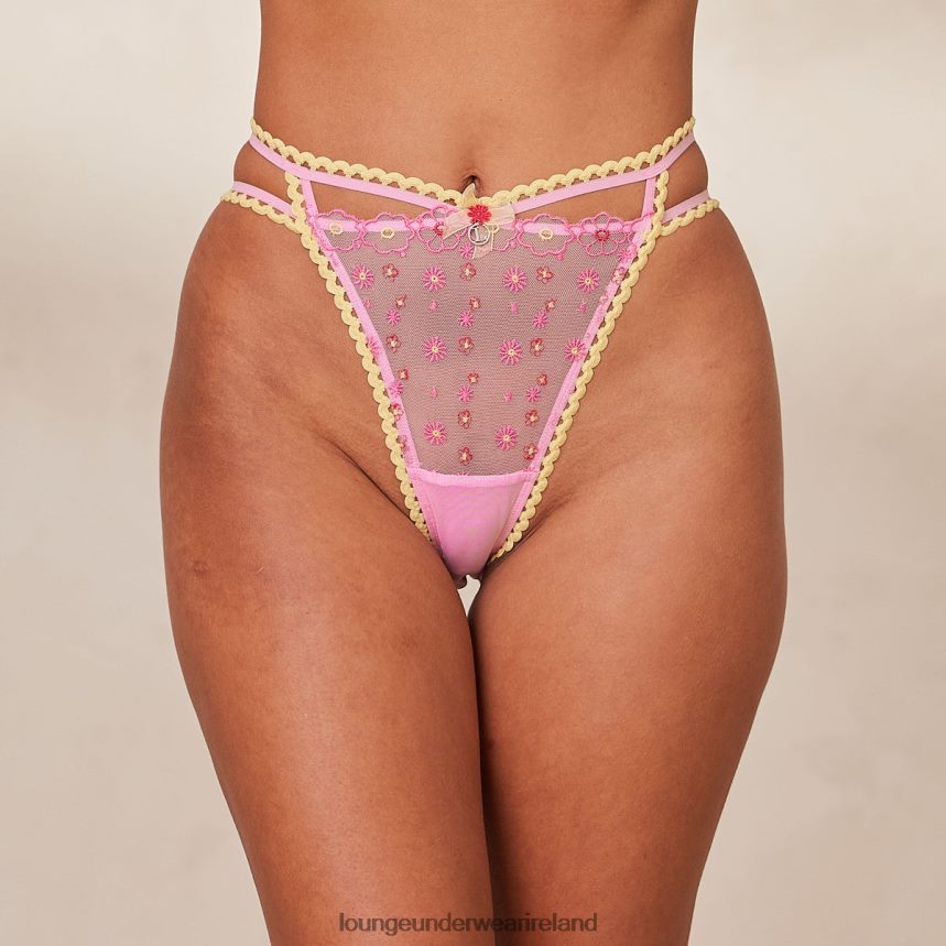 Lounge Underwear Women Daisy Embroidered Briefs F2H42Z281 Pink