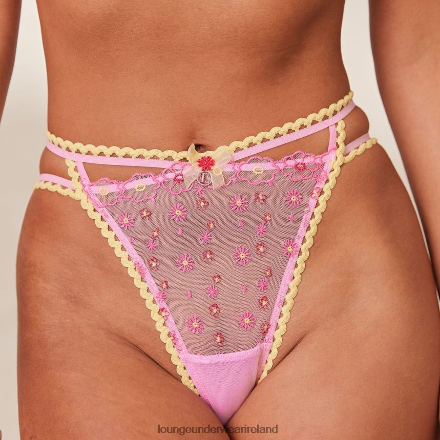 Lounge Underwear Women Daisy Embroidered Briefs F2H42Z281 Pink