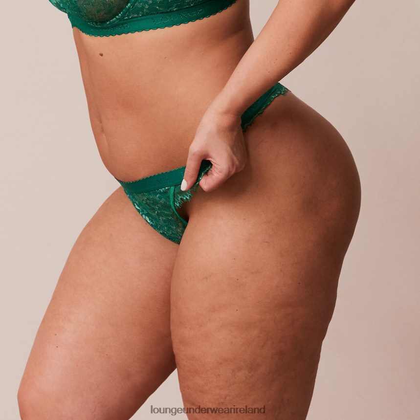 Lounge Underwear Women Desire Thong F2H42Z600 Emerald