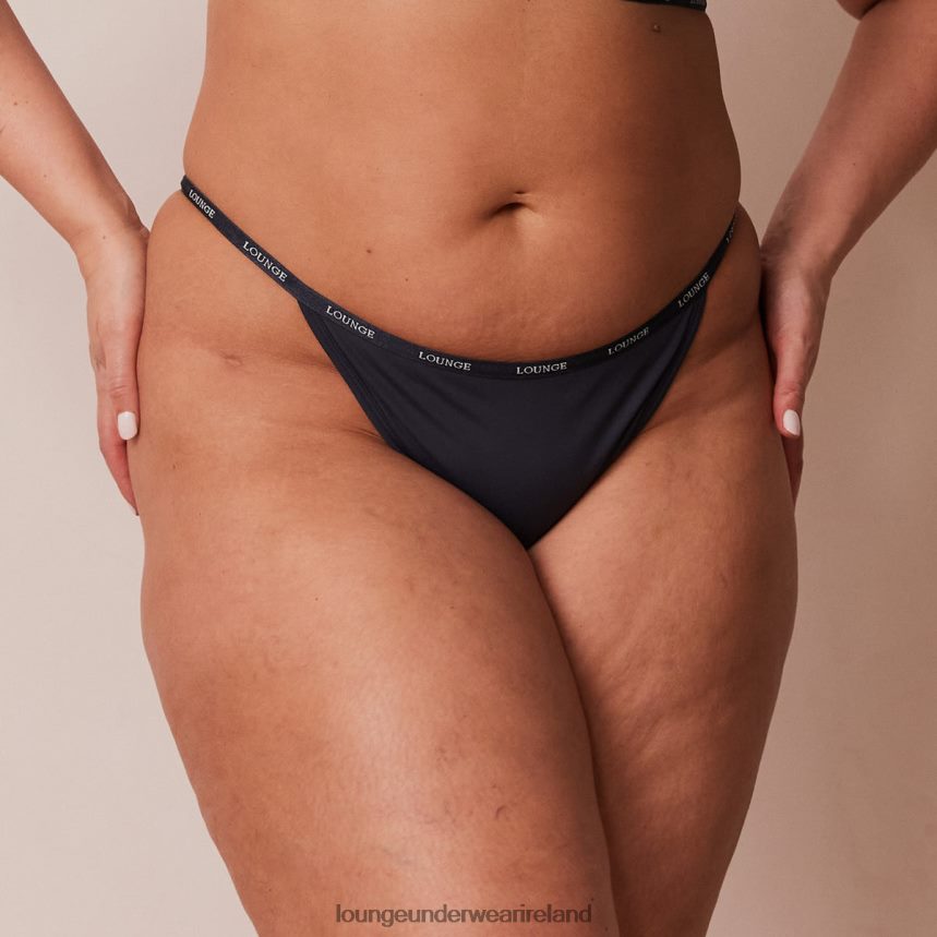 Lounge Underwear Women Essential Thong F2H42Z667 Blue Charcoal