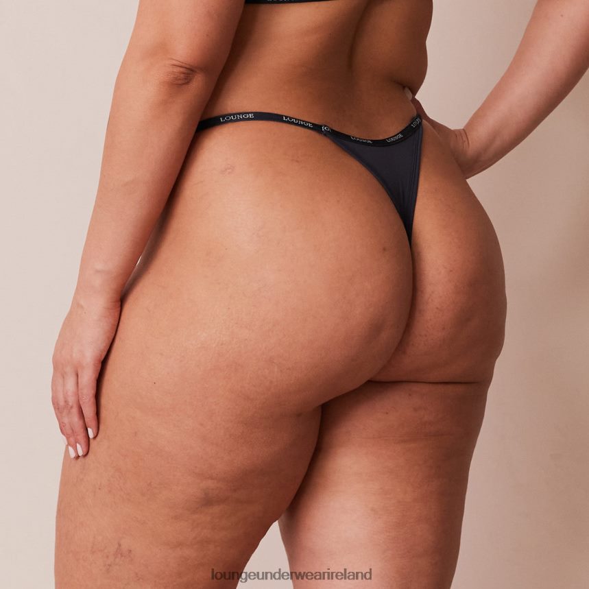 Lounge Underwear Women Essential Thong F2H42Z667 Blue Charcoal