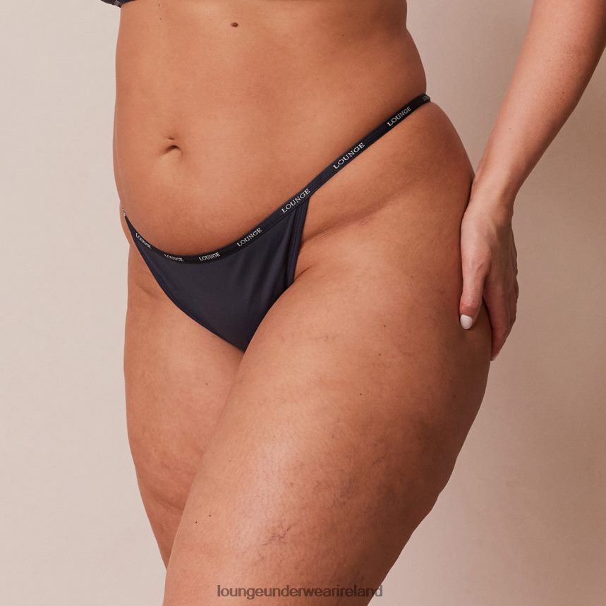Lounge Underwear Women Essential Thong F2H42Z667 Blue Charcoal