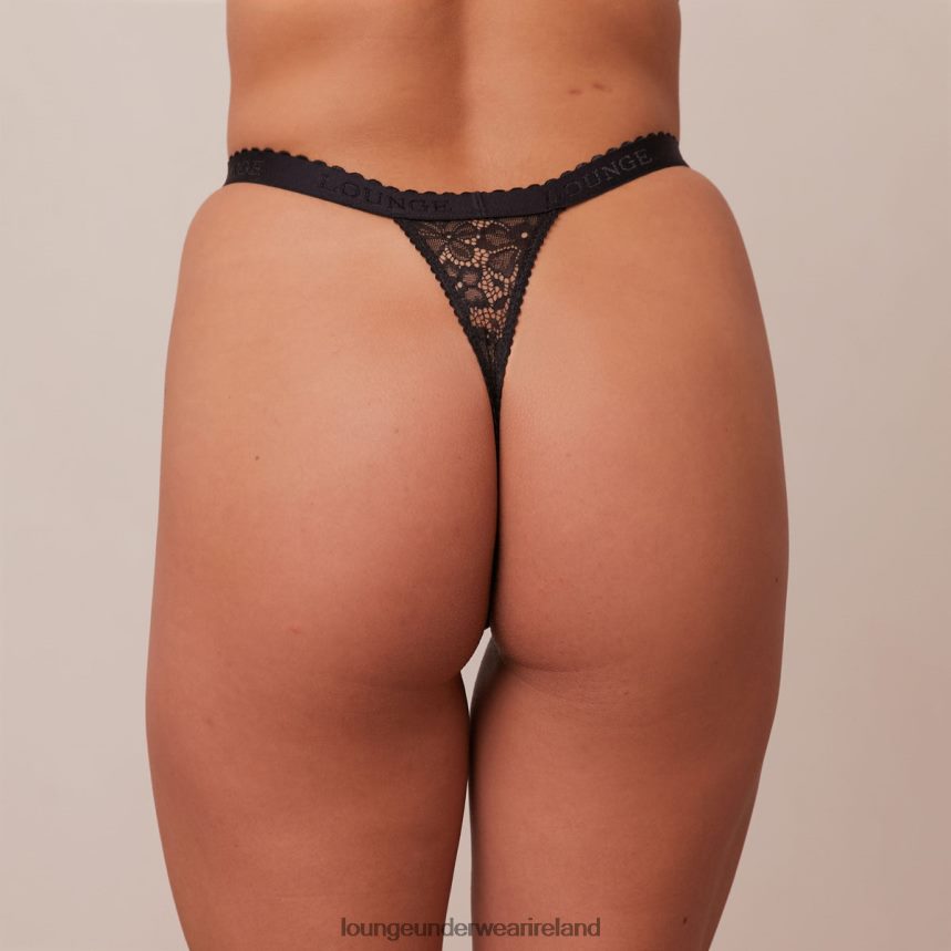 Lounge Underwear Women Flair Thong F2H42Z605 Black