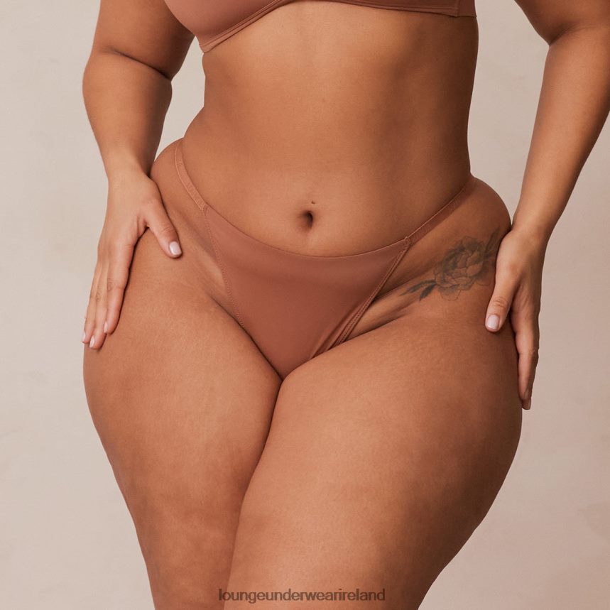 Lounge Underwear Women Light Thong F2H42Z500 Mocha