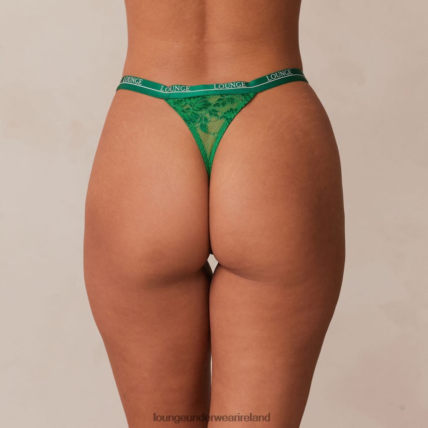 Lounge Underwear Women Luxe Thong F2H42Z658 Emerald