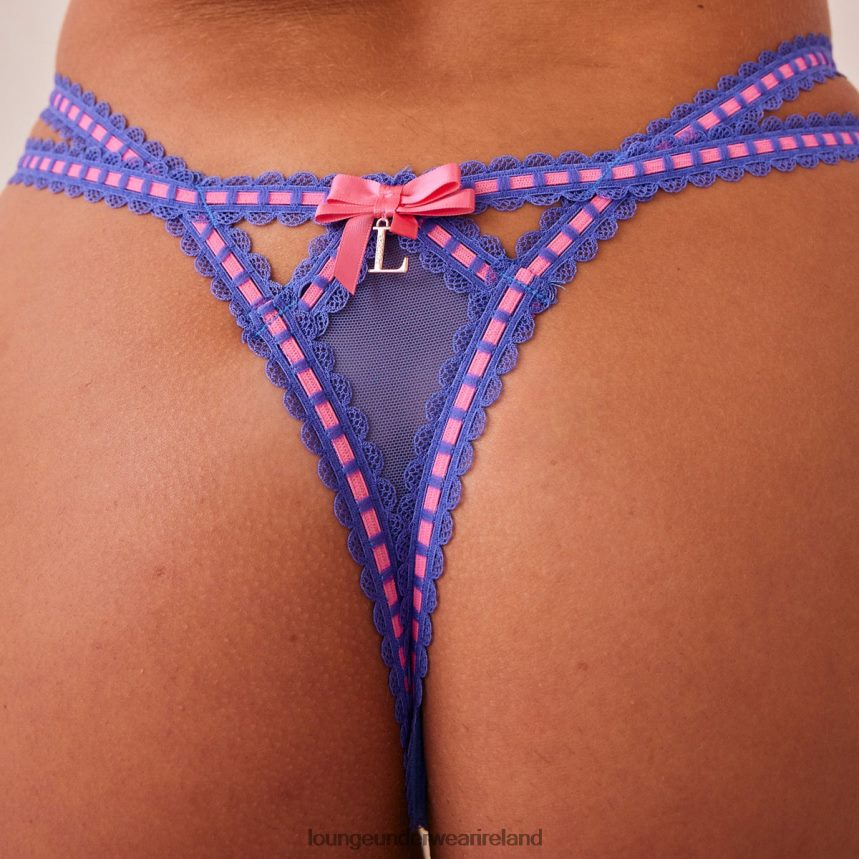 Lounge Underwear Women Neon Thong F2H42Z258 Blue