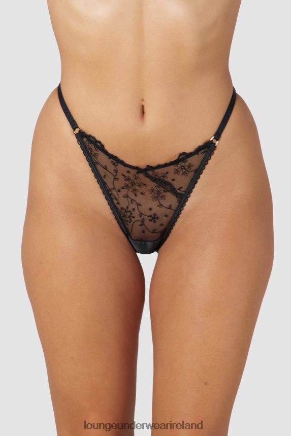 Lounge Underwear Women Slinky Open Back Briefs F2H42Z252 Black