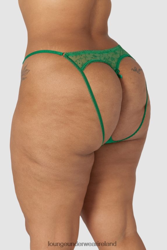 Lounge Underwear Women Slinky Open Back Briefs F2H42Z253 Emerald