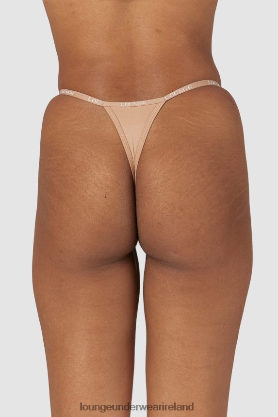 Lounge Underwear Women Smooth Thong F2H42Z543 Honey