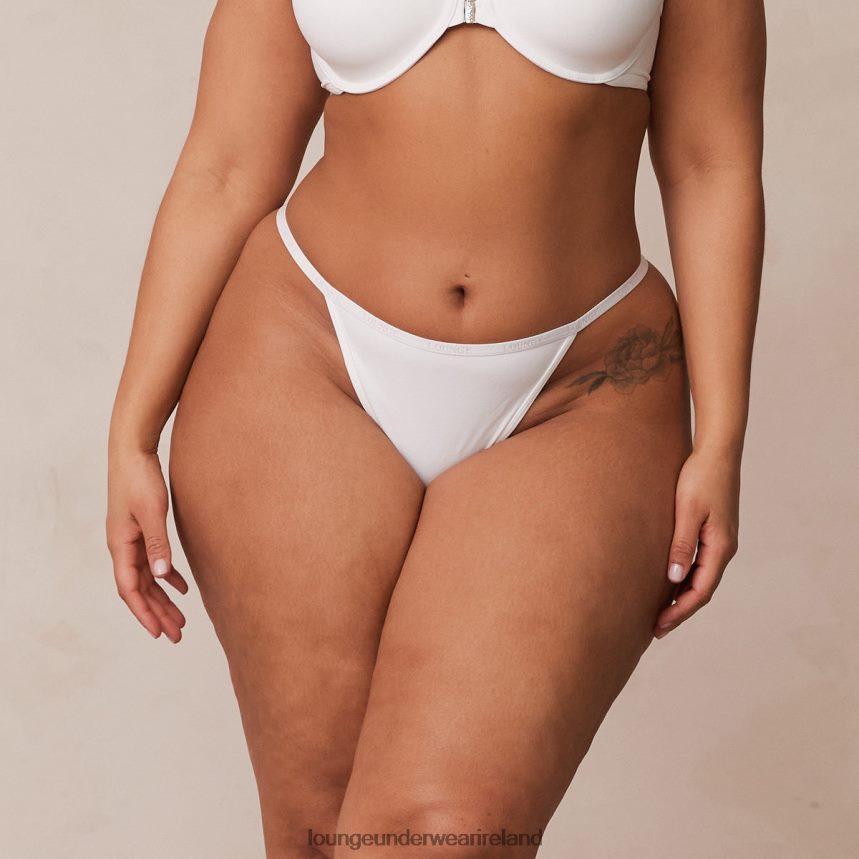 Lounge Underwear Women Smooth Thong F2H42Z544 White