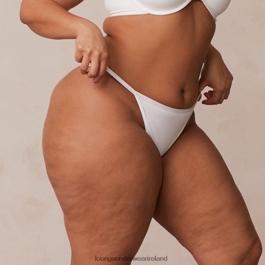 Lounge Underwear Women Smooth Thong F2H42Z544 White