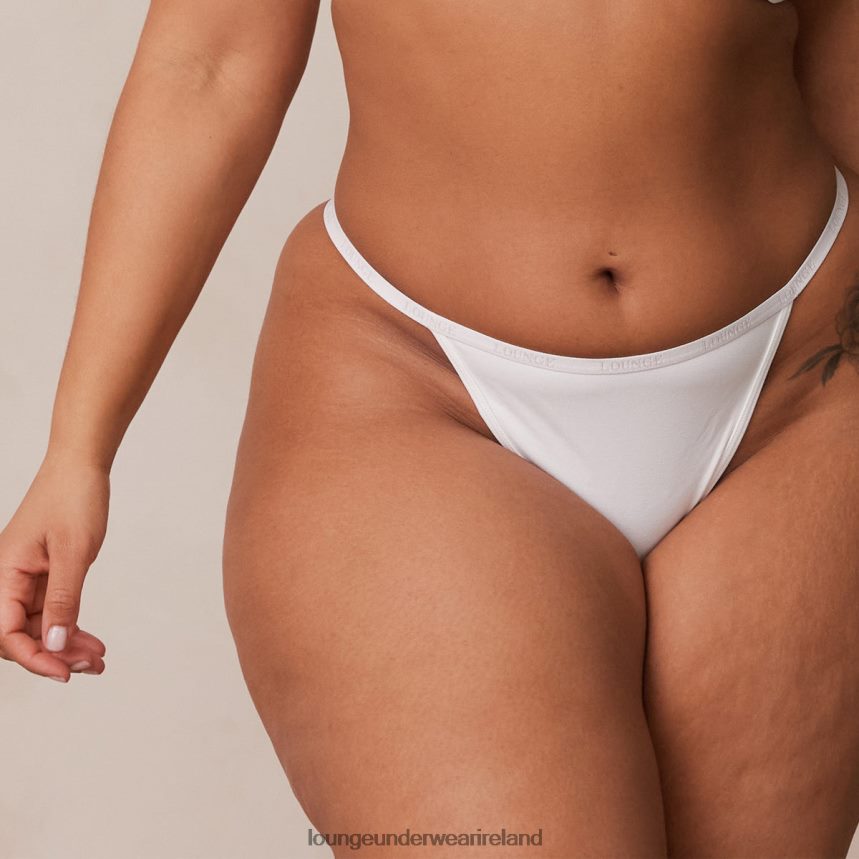 Lounge Underwear Women Smooth Thong F2H42Z544 White