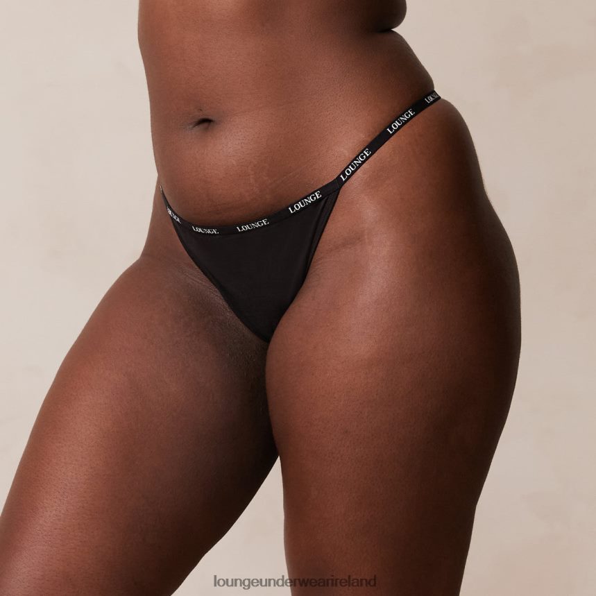 Lounge Underwear Women Smooth Thong F2H42Z700 Black