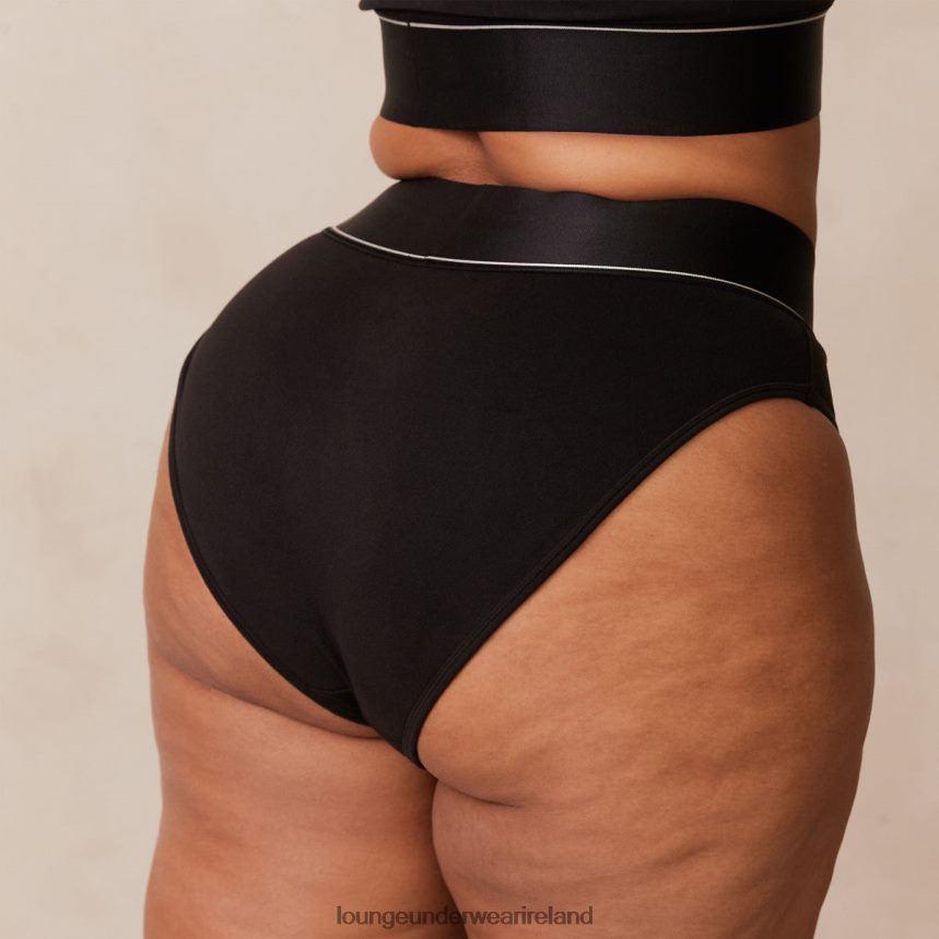 Lounge Underwear Women Bralette & Briefs Set F2H42Z232 Black