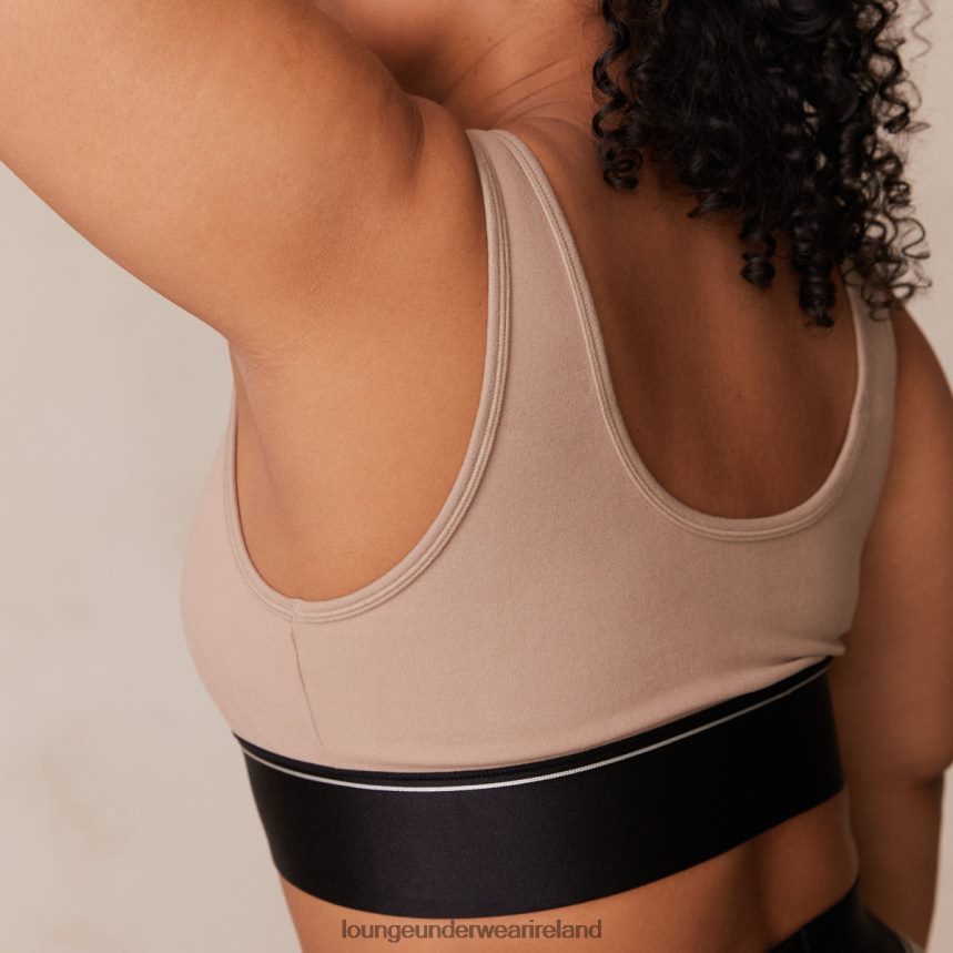 Lounge Underwear Women Bralette & Briefs Set F2H42Z237 Mink