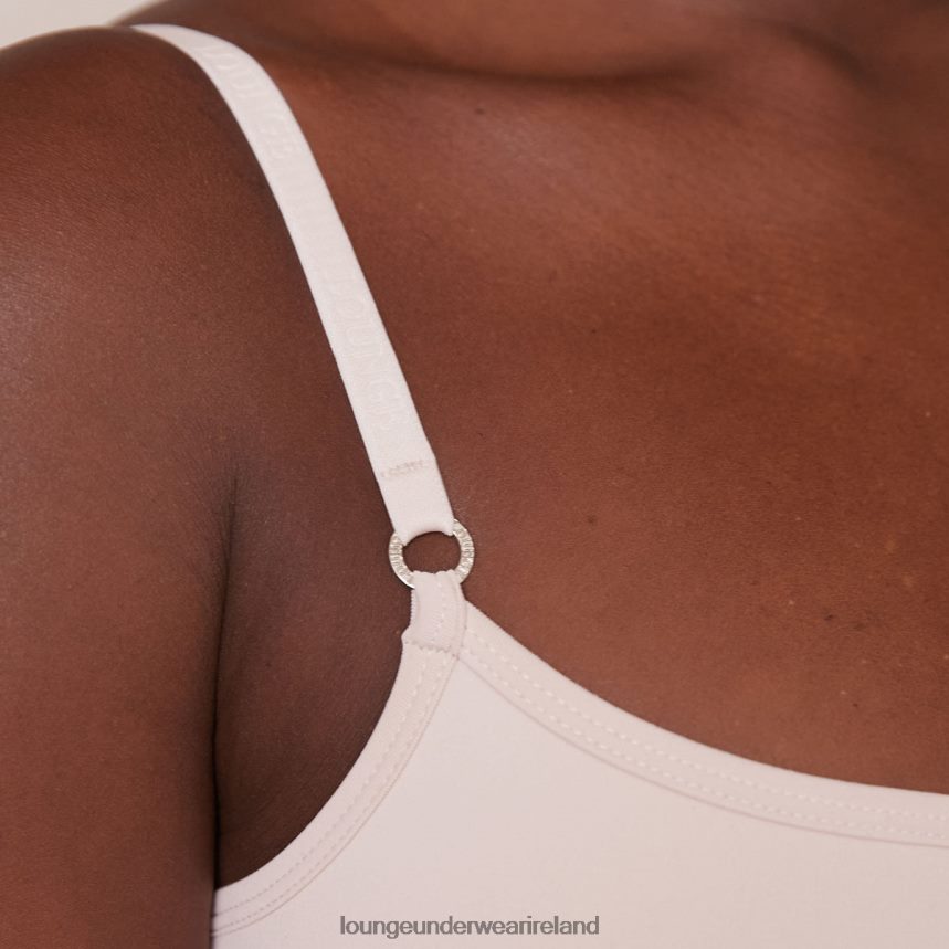 Lounge Underwear Women Essential Bralette & Thong/Briefs Set F2H42Z182 Rose Pink