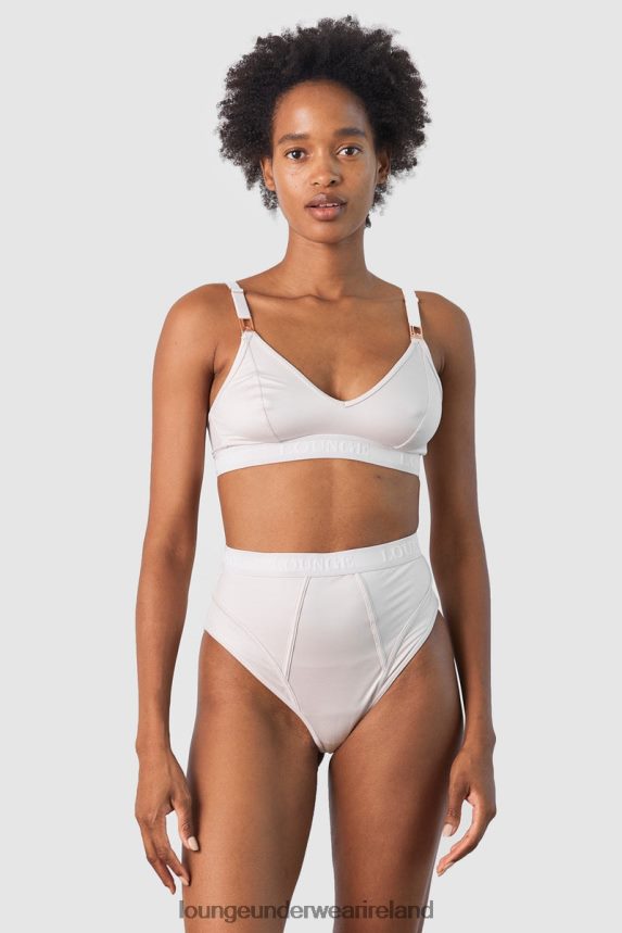 Lounge Underwear Women Nurture Nursing Bra & Thong/Briefs Set F2H42Z234 Cream