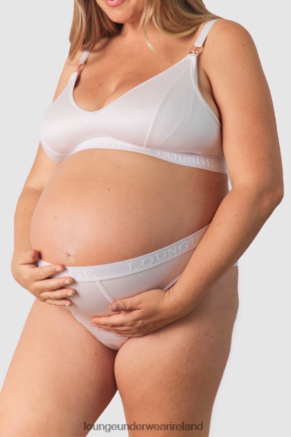 Lounge Underwear Women Nurture Nursing Bra & Thong/Briefs Set F2H42Z234 Cream