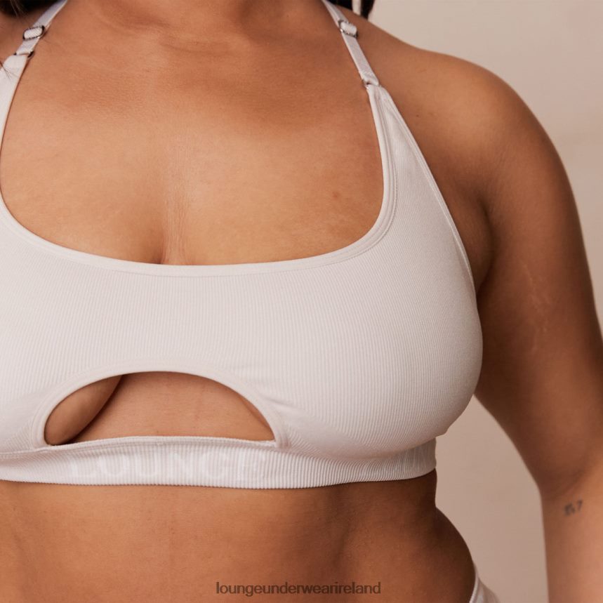 Lounge Underwear Women Seamless Bra & Thong/Briefs Set F2H42Z220 Cream