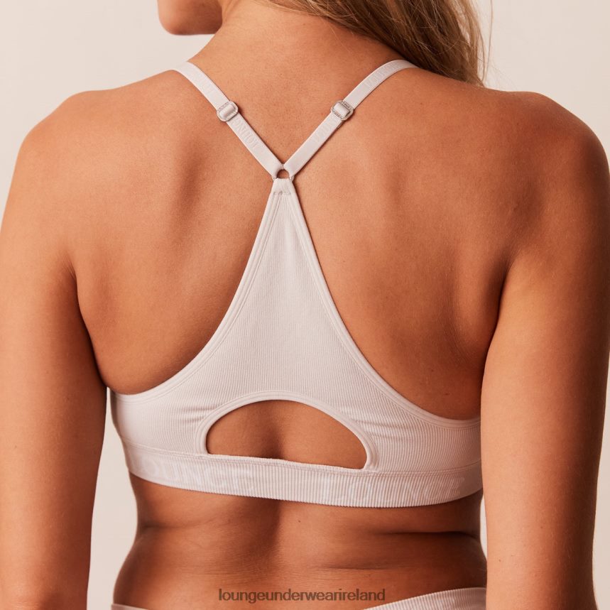 Lounge Underwear Women Seamless Bra & Thong/Briefs Set F2H42Z220 Cream