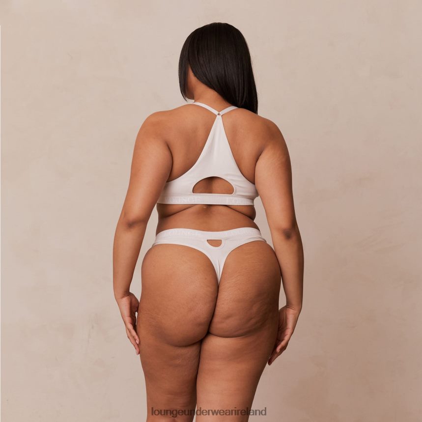 Lounge Underwear Women Seamless Bra & Thong/Briefs Set F2H42Z220 Cream