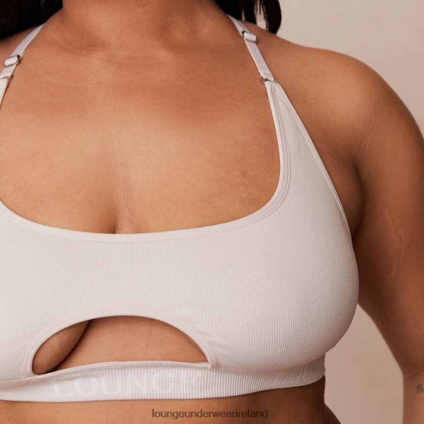 Lounge Underwear Women Seamless Bra & Thong/Briefs Set F2H42Z220 Cream