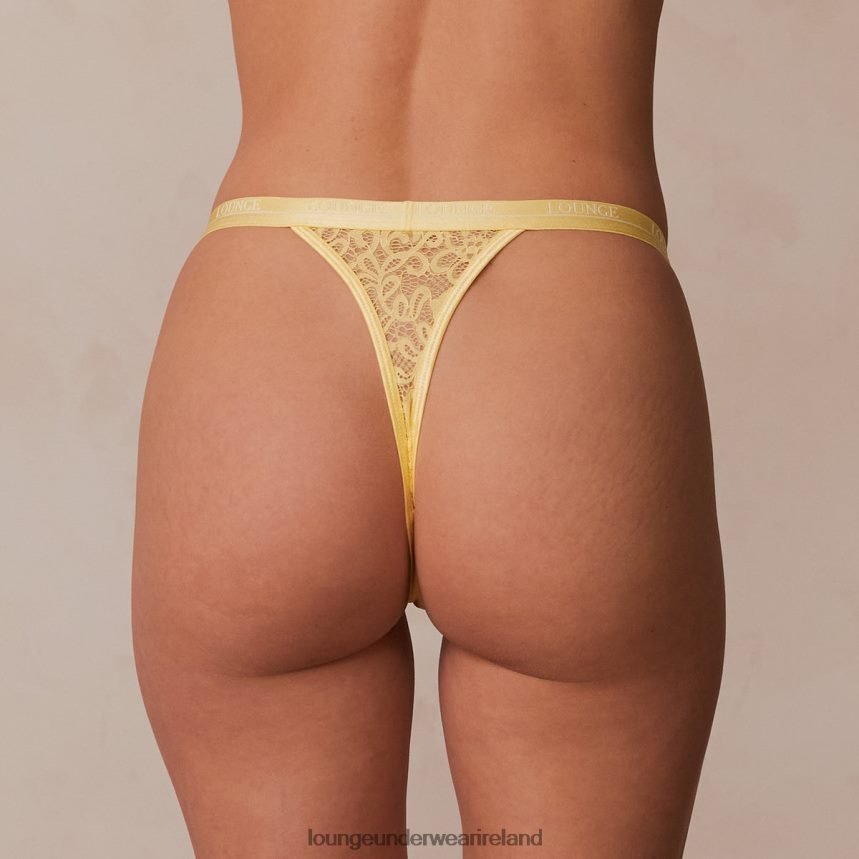 Lounge Underwear Women Balcony Thong F2H42Z736 Lemon