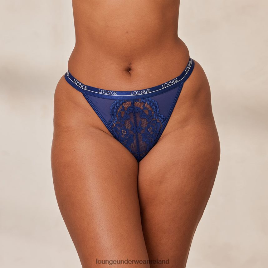 Lounge Underwear Women Blossom Thong F2H42Z727 Navy